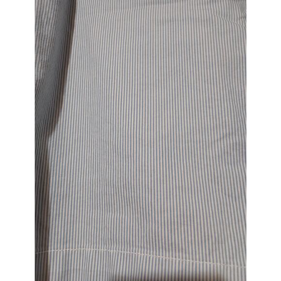 Peter Millar Shorts Mens 38 Blue White Stripe Classic Chino Golf‎ Casual Summer - Picture 3 of 7